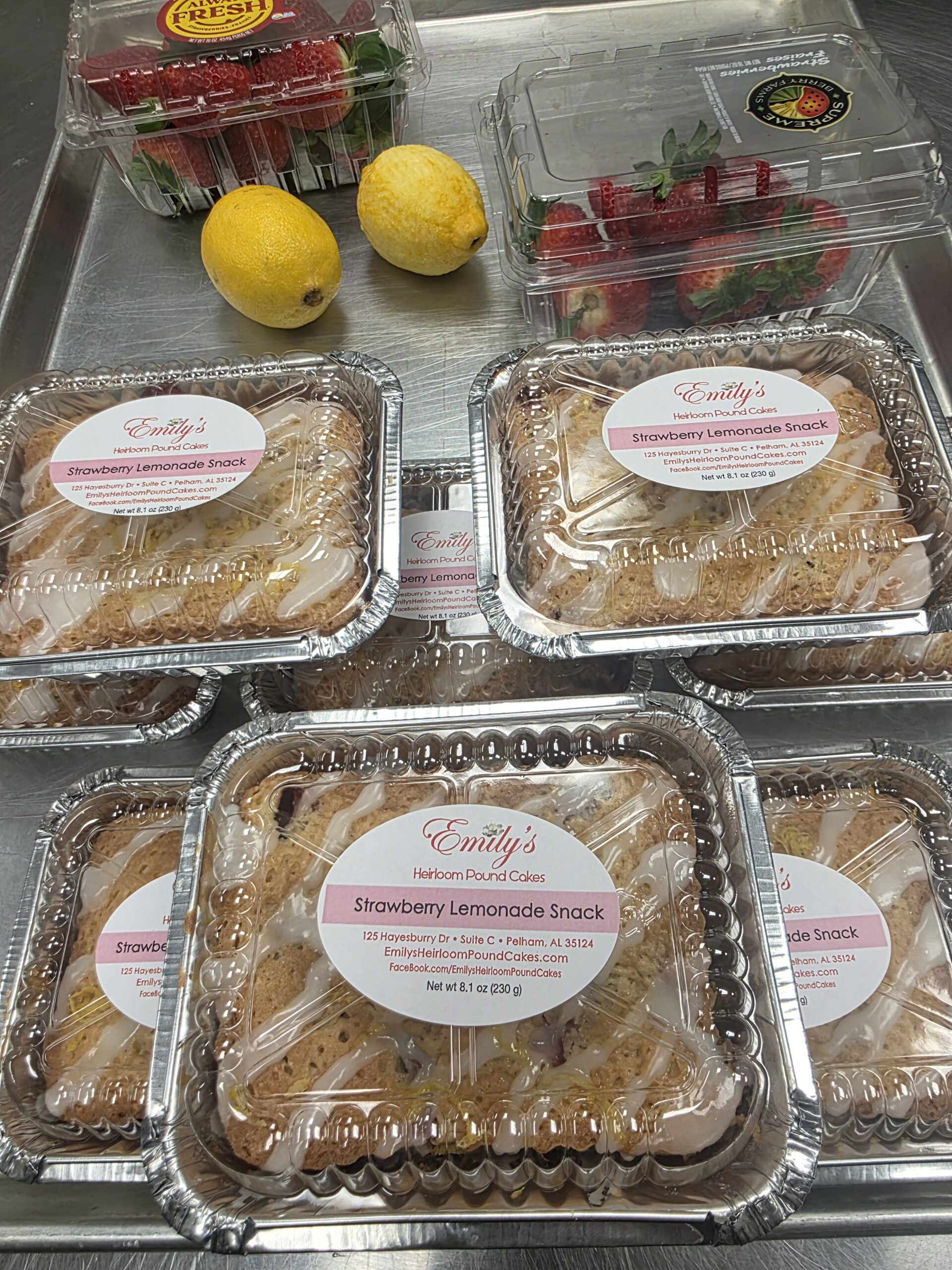 Emily's Lemon Blueberry Half Loaf